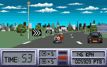 Out Run Europa_Disk1 screen shot game playing